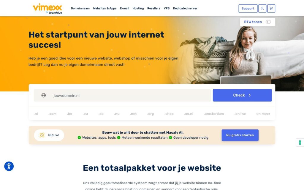 Vimexx – Dé grootste hostingprovider Nederland – beeld 1