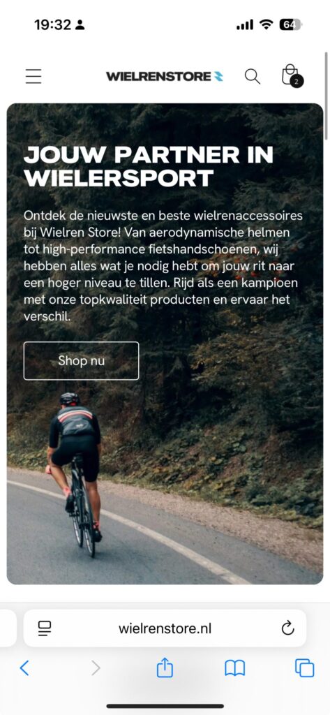 Wielrenstore – beeld 2