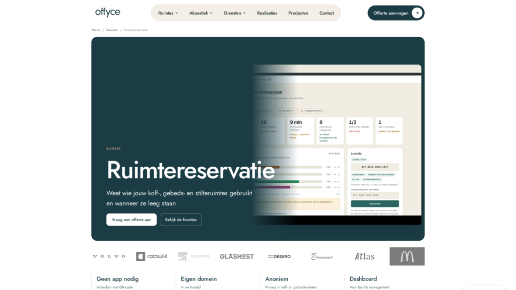 Ruimtereservatie – beeld 1