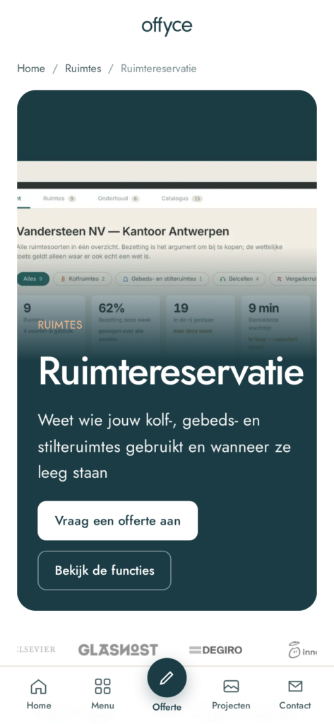 Ruimtereservatie – beeld 2